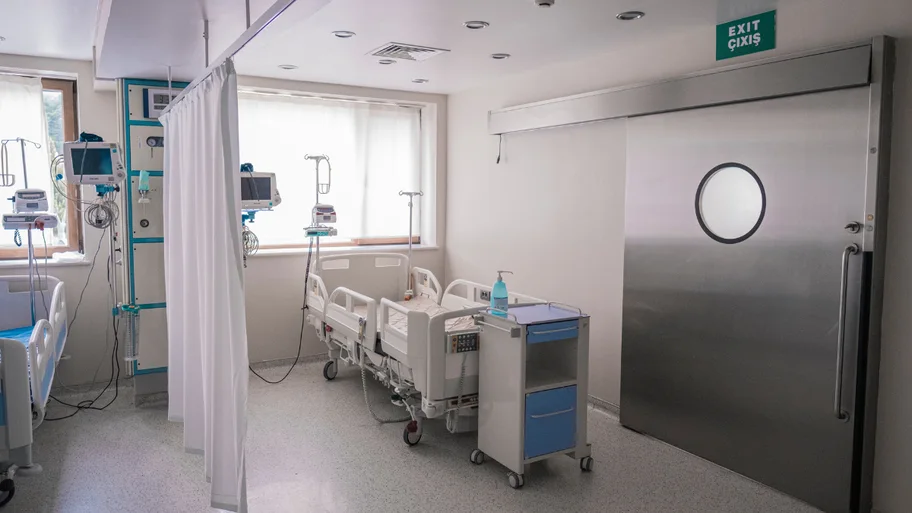 Sala de un servicio de salud vacía