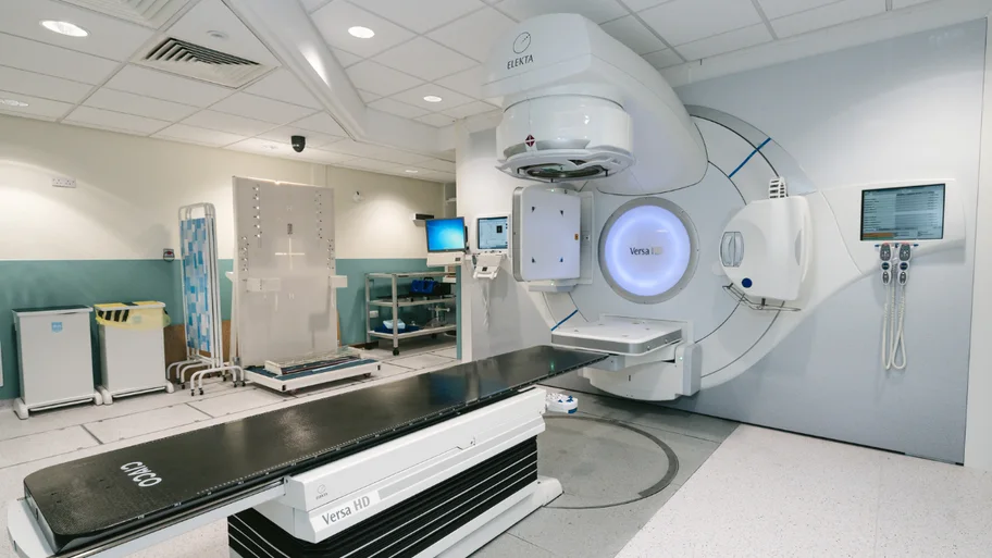 Sala de radioterapia de un hospital
